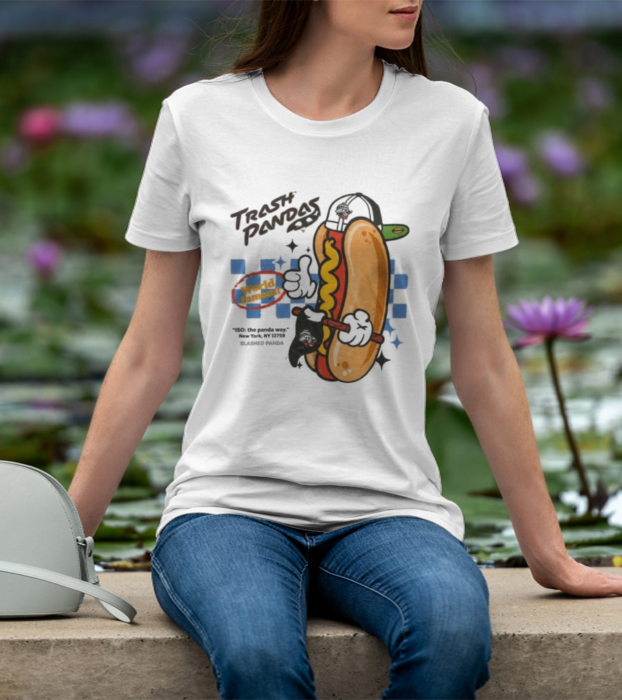Trash Pandas World Famoust Hot Dog Thumbs Up T-Shirt