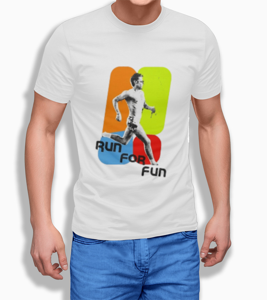 Run For Fun Harry Styles Colorful Running T-Shirt