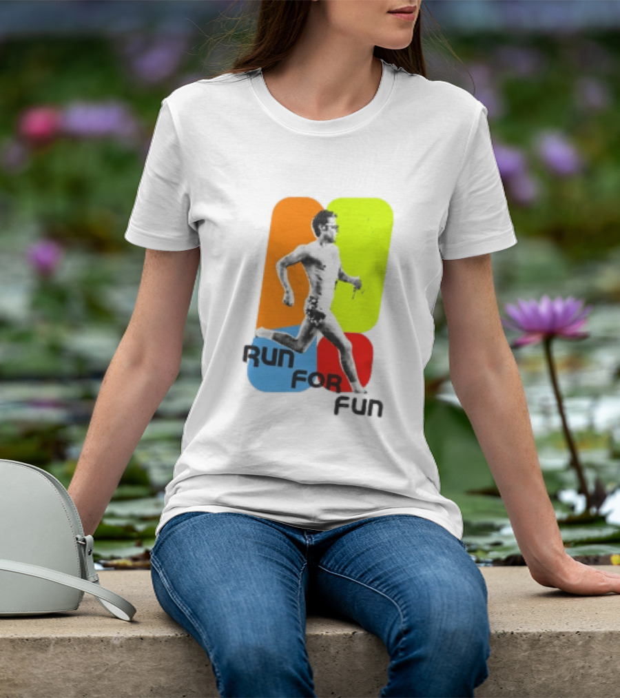 Run For Fun Harry Styles Colorful Running T-Shirt
