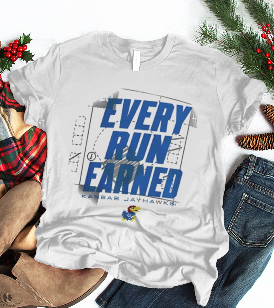 Kansas Jayhawks Every Run Earned 2026 Postseason Dugout T-Shirt