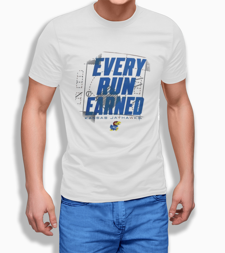 Kansas Jayhawks Every Run Earned 2026 Postseason Dugout T-Shirt