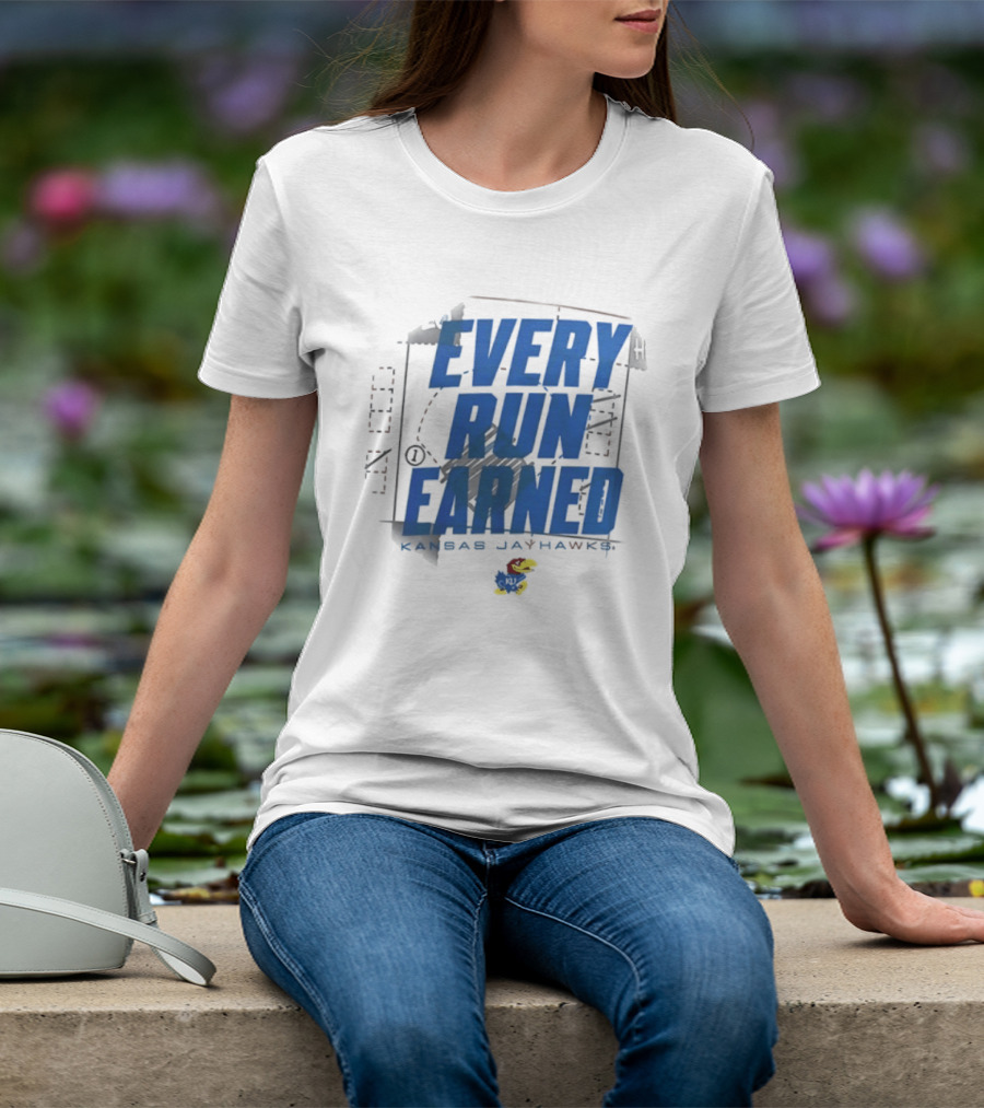 Kansas Jayhawks Every Run Earned 2026 Postseason Dugout T-Shirt