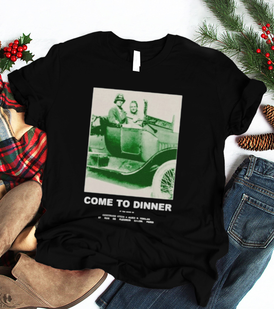 Come To Dinner Vintage Car Scene 1920s Nostalgia T-Shirt
