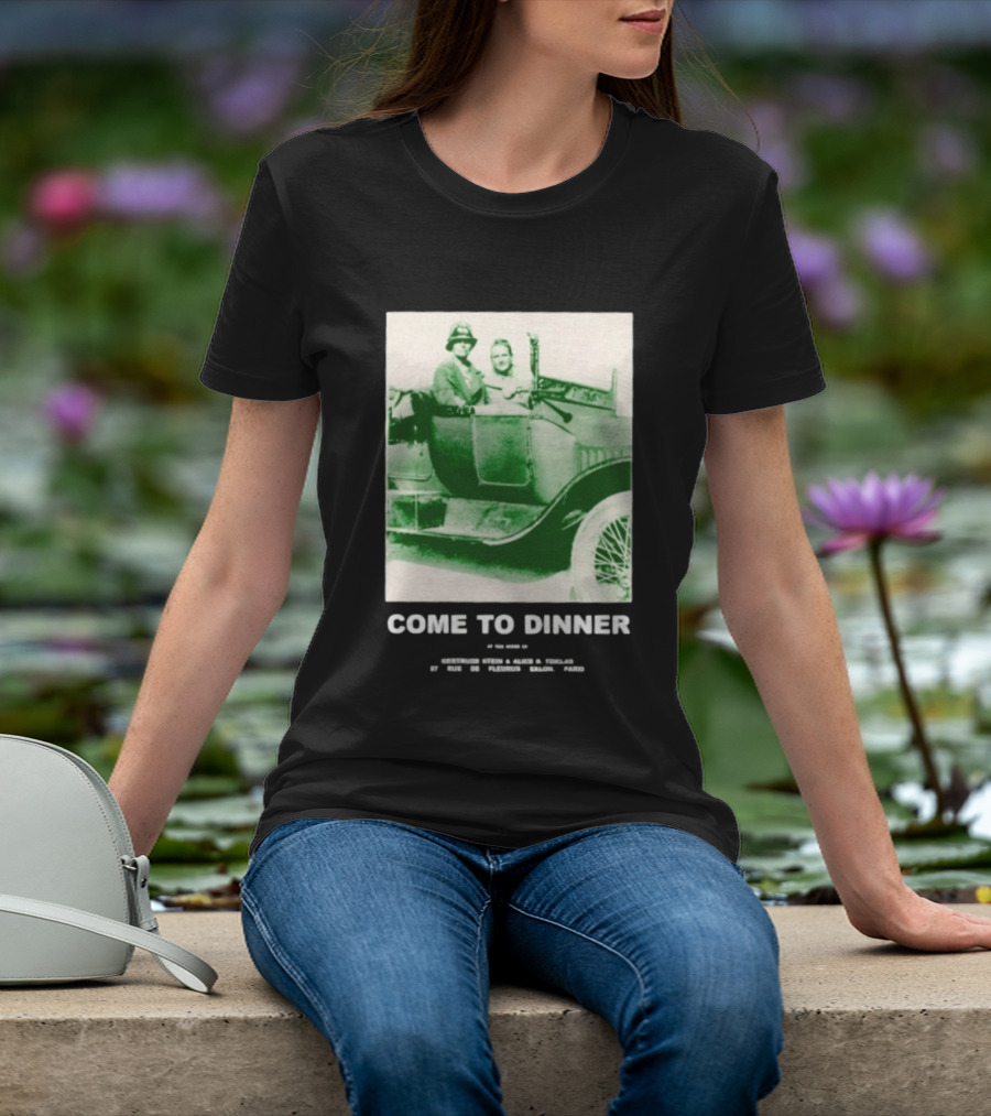 Come To Dinner Vintage Car Scene 1920s Nostalgia T-Shirt