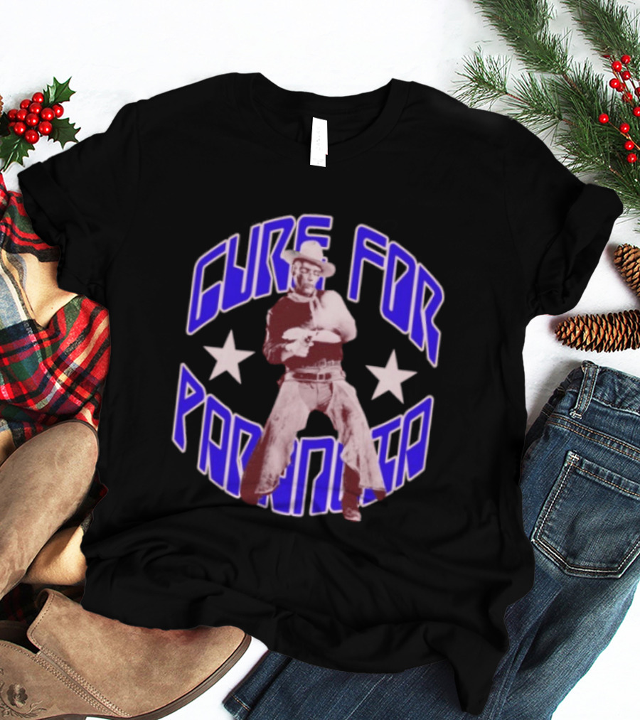 Cure For Paranoia Cowboy With Stars T-Shirt
