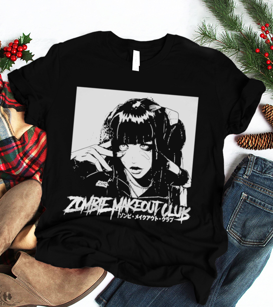 Zombie Makeout Club Manga Style Art Japanese T-Shirt