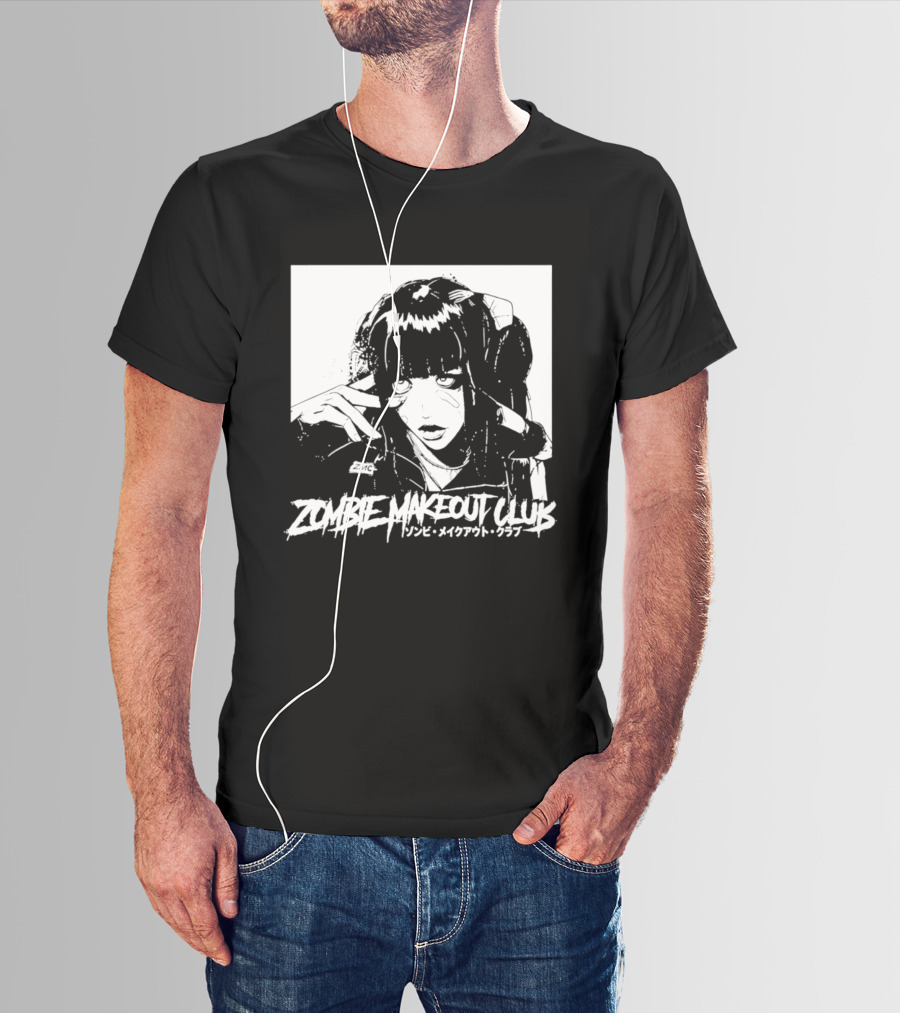 Zombie Makeout Club Manga Style Art Japanese T-Shirt