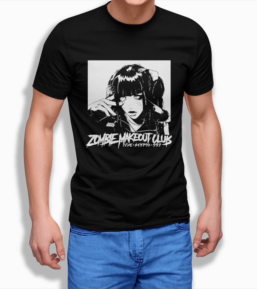 Zombie Makeout Club Manga Style Art Japanese T-Shirt