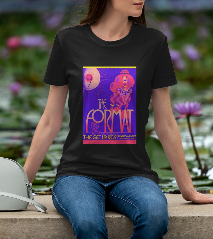The Format October 9 2026 Radio City Music Hall The Get Up Kids Phantom Planet T-Shirt