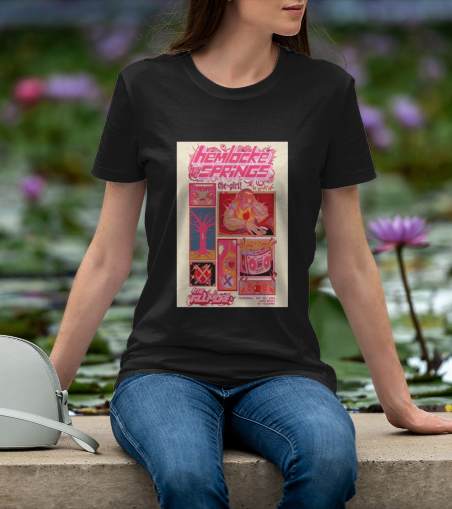 Hemlocke Springs The Girl May 20 2026 The Fillmore San Francisco Concert T-Shirt