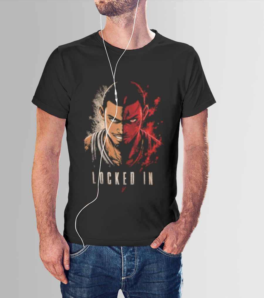 Jujutsu Kaisen San Antonio Spurs Victor Wembanyama Locked T-Shirt