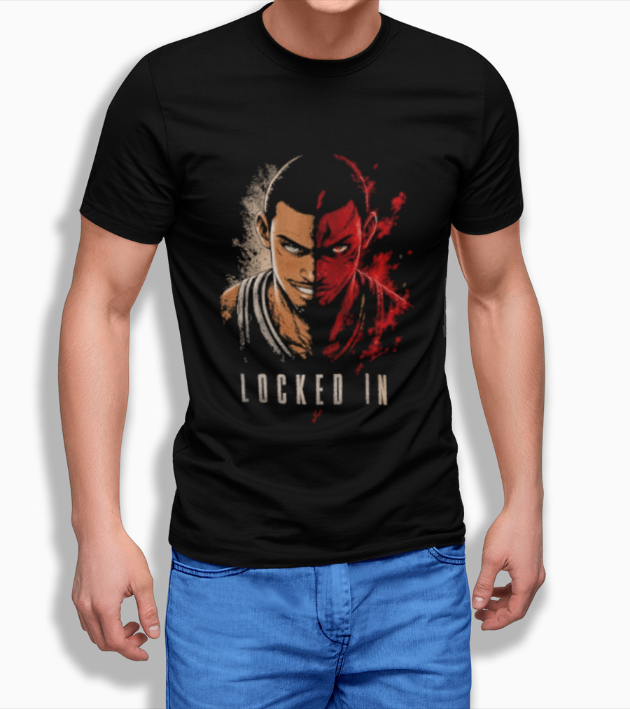 Jujutsu Kaisen San Antonio Spurs Victor Wembanyama Locked T-Shirt