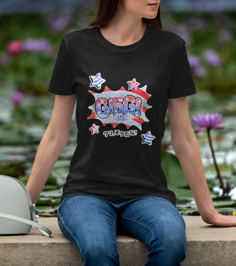 Live Free Grog Hard Grog 2026 Grog Tour Stars And Stripes Comic Burst T-Shirt