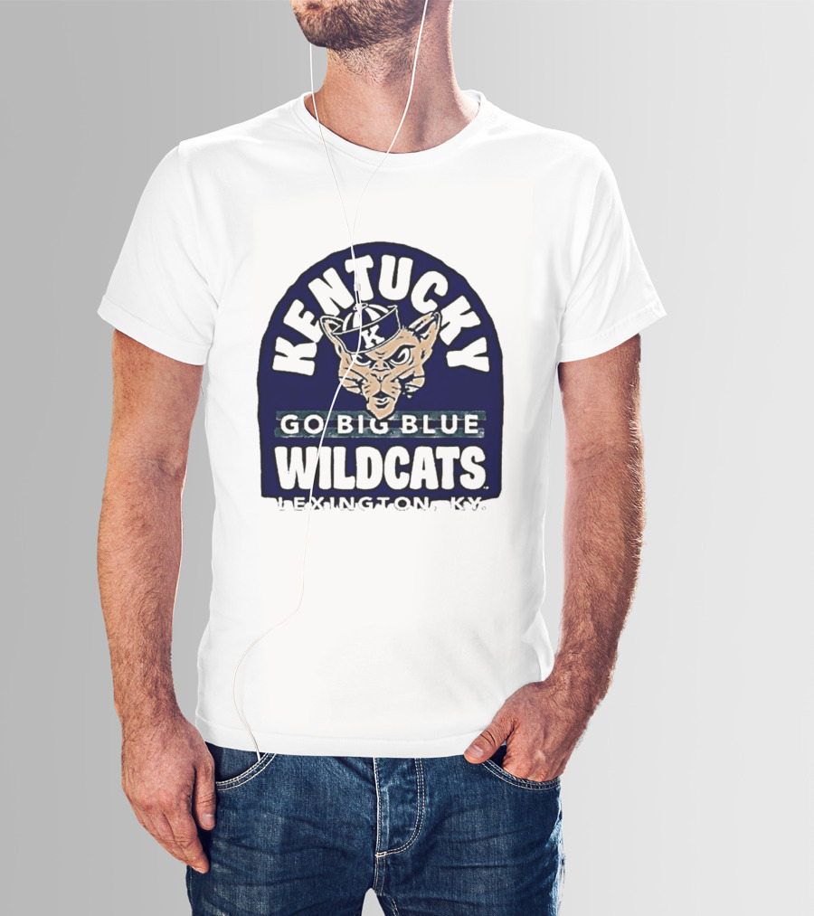 Kentucky Wildcats Go Big Blue Sailor Hat Lexington KY T-Shirt