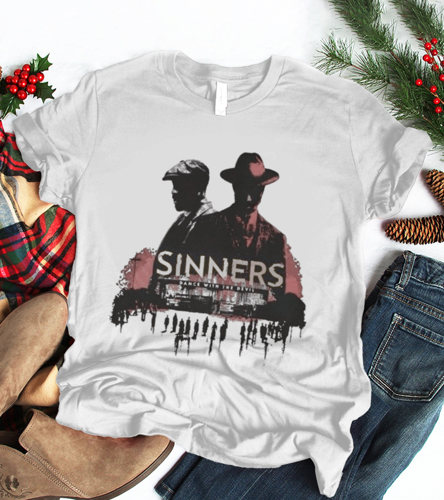 Halloween Horror Nights 2026 Sinners Mysterious Duo In Shadowy Red T-Shirt
