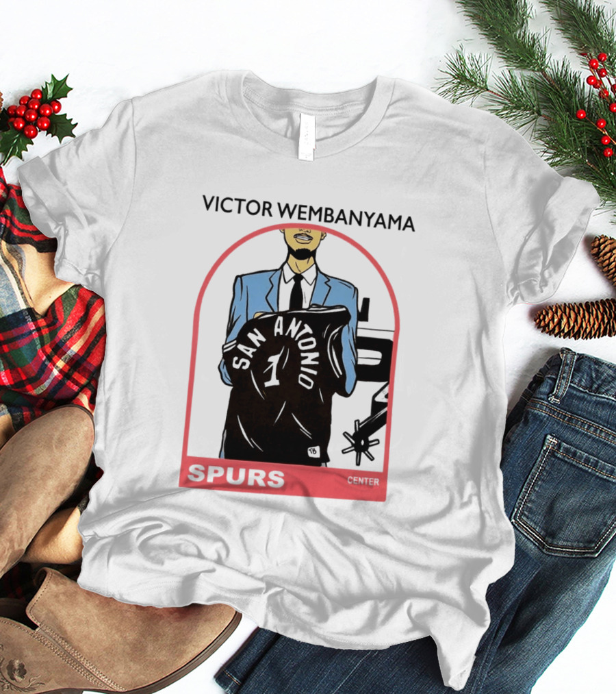 Victor Wembanyama San Antonio Spurs Number 1 T-Shirt