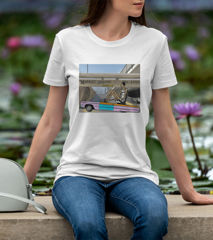Victor Wembanyama Cruisin' Market Square Spurs 1 T-Shirt