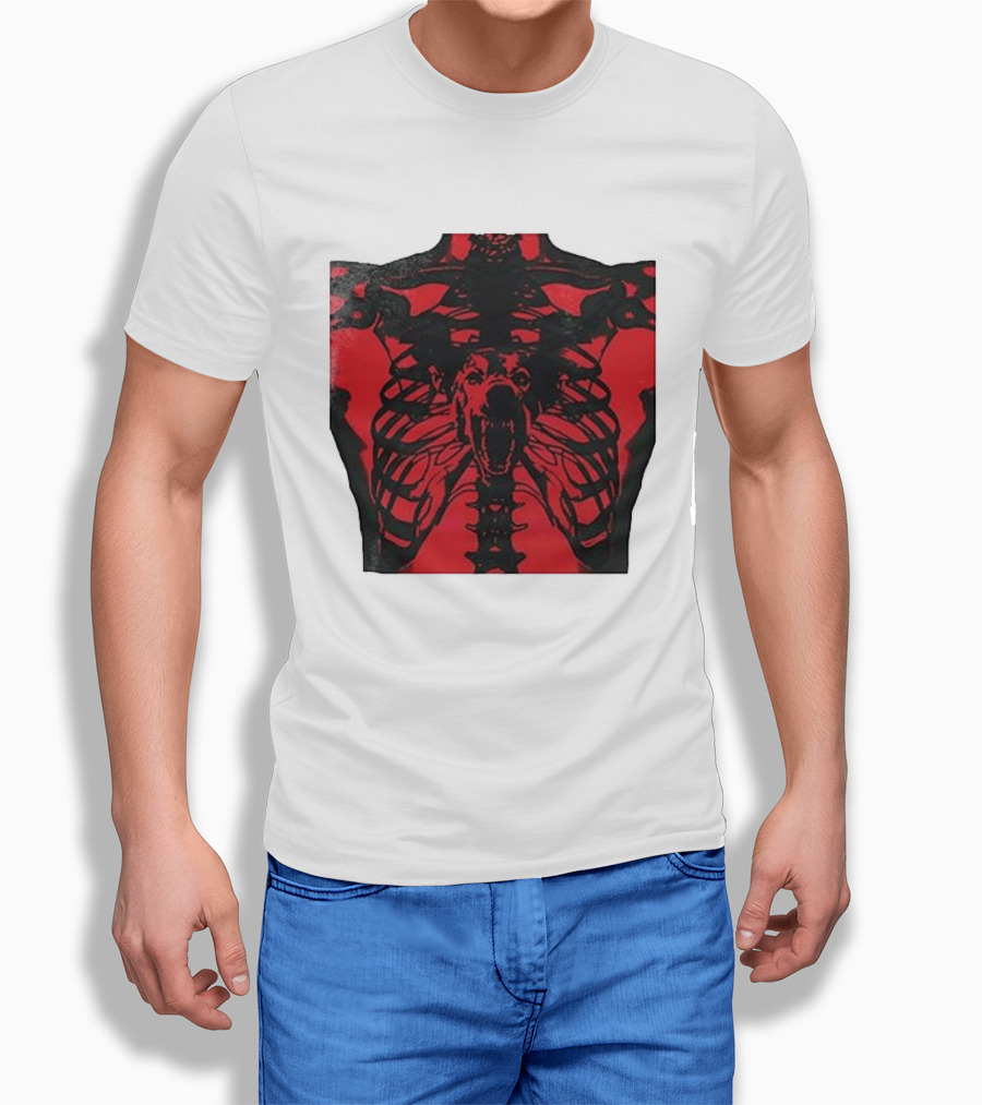 Punfest Told Y'all I Got That Dog In Me Skeleton Dog X Ray T-Shirt