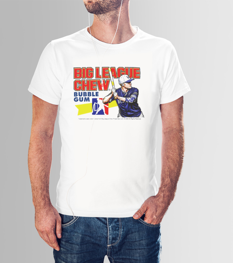 Big League Chew Bubble Gum Baseball Player Kyle Schultz T-Shirt