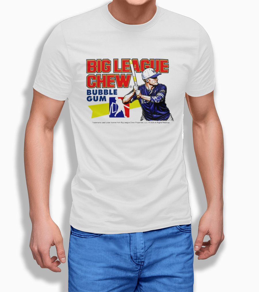 Big League Chew Bubble Gum Baseball Player Kyle Schultz T-Shirt