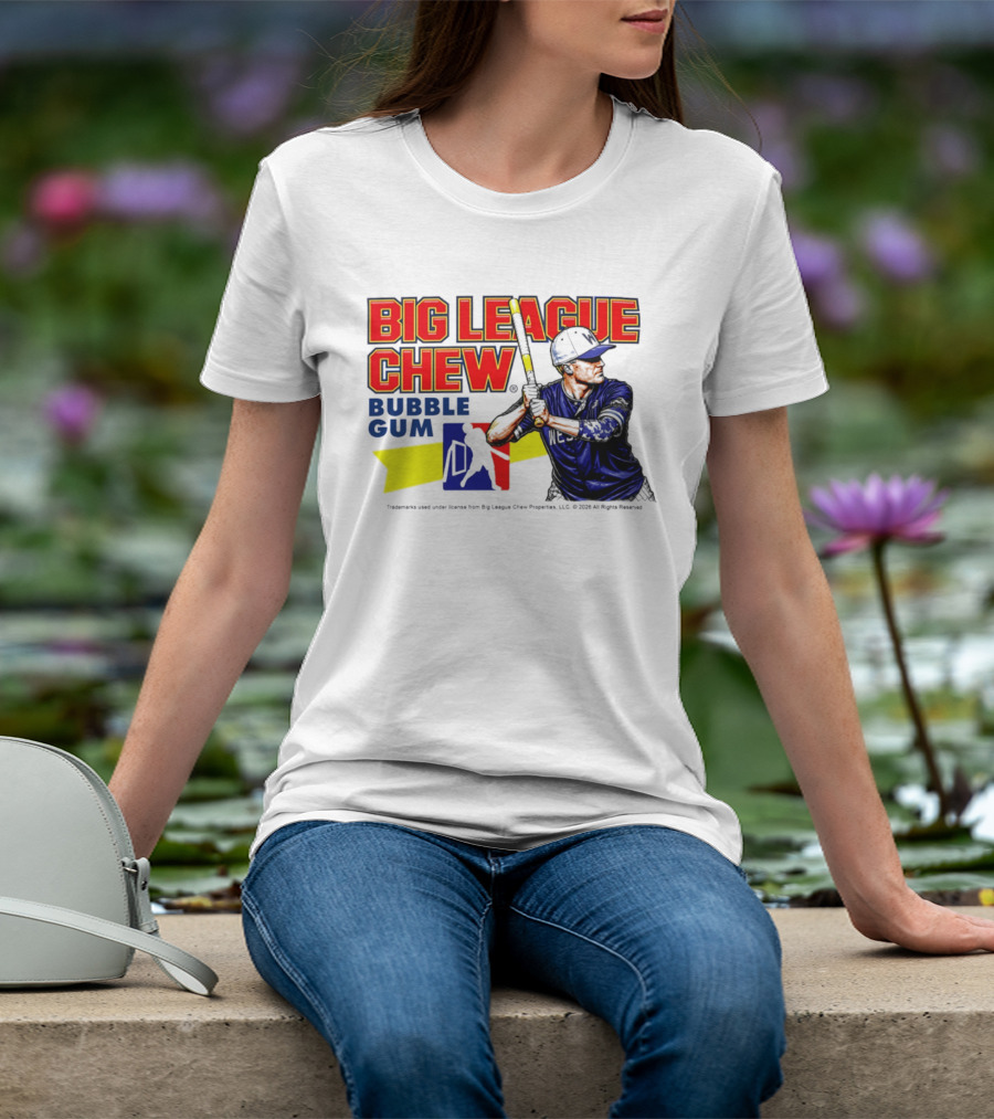Big League Chew Bubble Gum Baseball Player Kyle Schultz T-Shirt