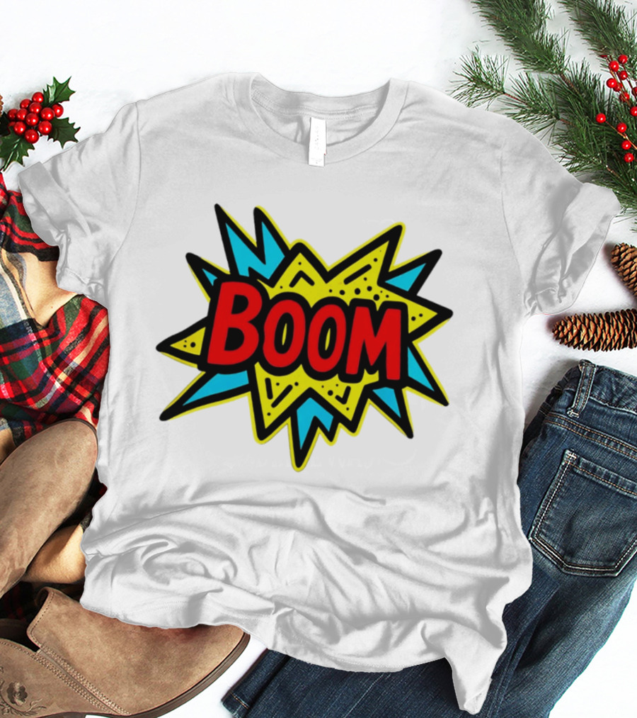 Mackenzie Shirilla Dad Boom Comic Style Burst T-Shirt