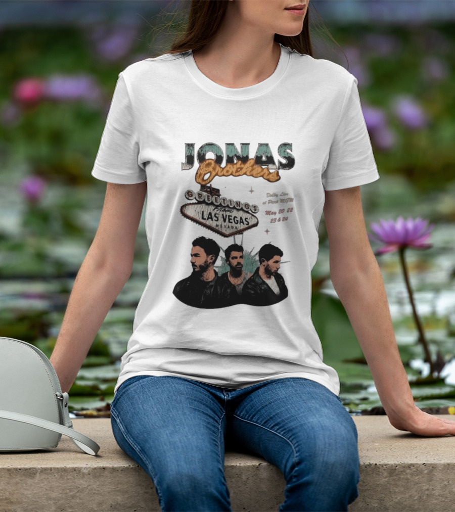 Jonas Brothers Greetings From Las Vegas Nevada May 17 18 2026 Event T-Shirt