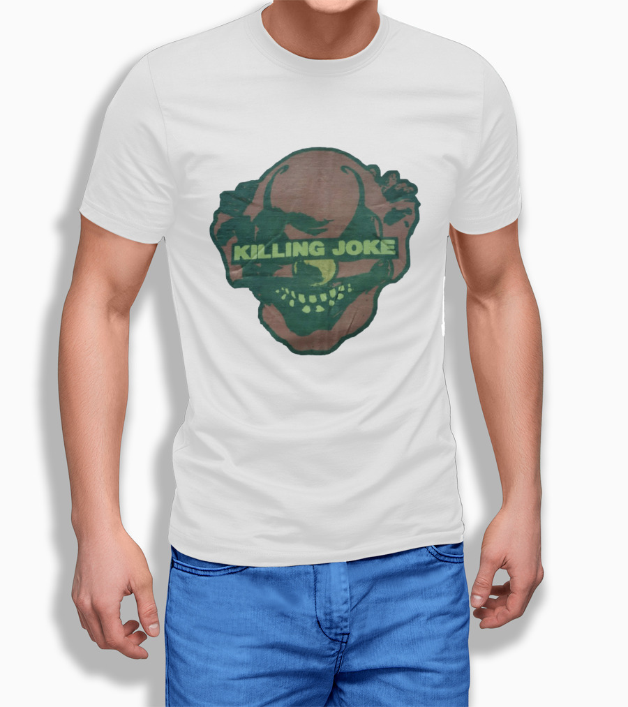 Killing Joke Clown Face With Green Text And Smiling Expression T-Shirt