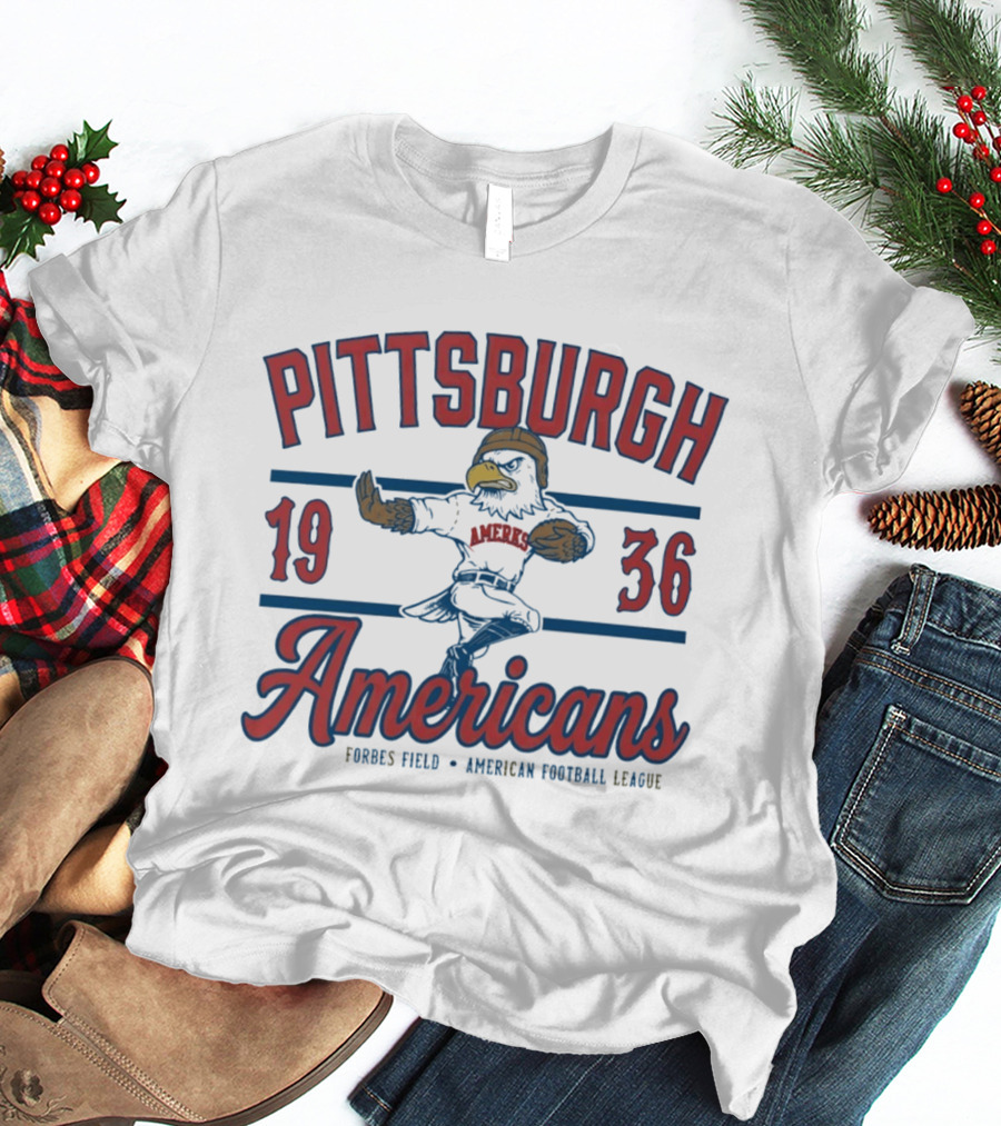 Pittsburgh Americans 1936 Forbes Field American Football League T-Shirt