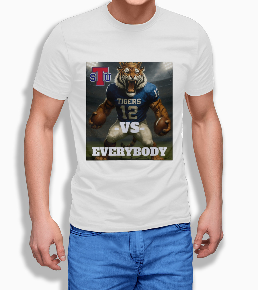 Tennessee State Tigers Football Vs Everybody Fierce Mascot Sports Rivalry T-Shirt