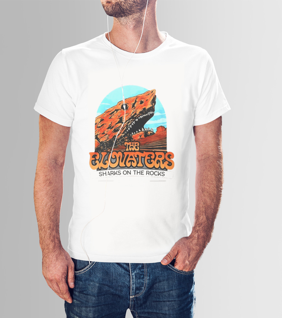 The Elovaters Sharks On The Rocks Red Rocks Amphitheatre Morrison Co May 2026 T-Shirt