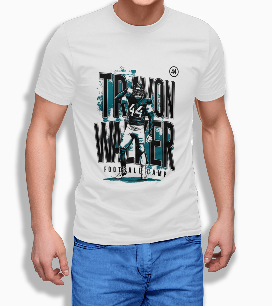 Travon Walker 44 Jacksonville Football Camp T-Shirt