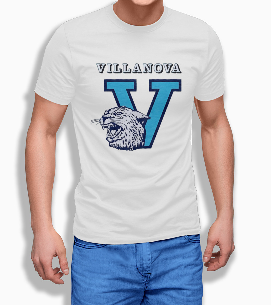 Villanova Wildcats Basketball V Logo 2026 T-Shirt