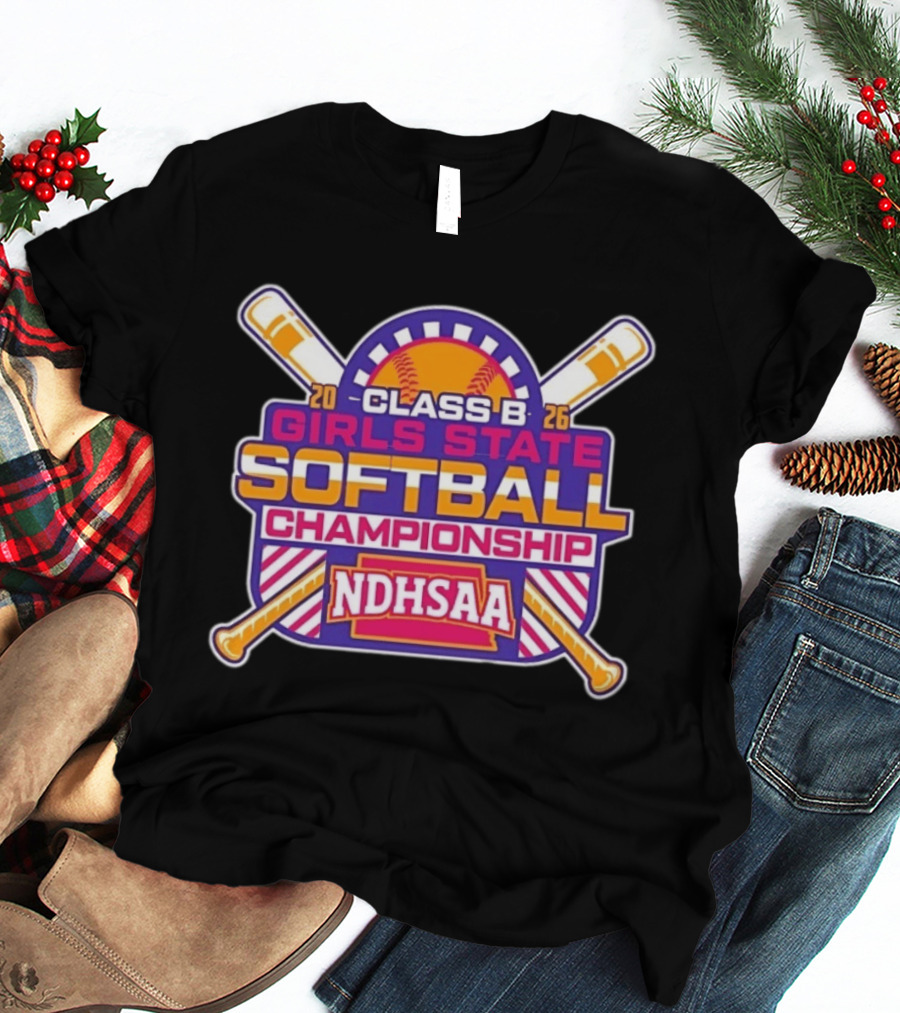 NDHSAA Class B Girls State Softball Championship 2026 T-Shirt