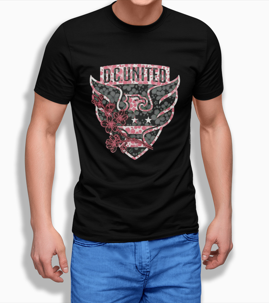 D.C. United Cherry Blossom Floral Crest T-Shirt