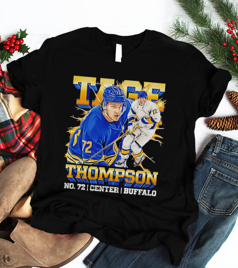 Tage Thompson No. 72 Buffalo Center T-Shirt