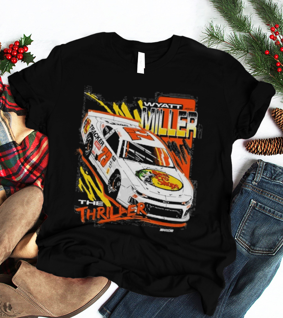 Wyatt Miller Racing Thriller 2026 Late Model Stock Bass Pro T-Shirt
