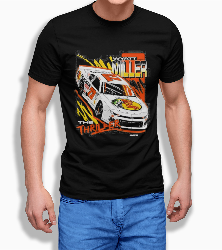 Wyatt Miller Racing Thriller 2026 Late Model Stock Bass Pro T-Shirt