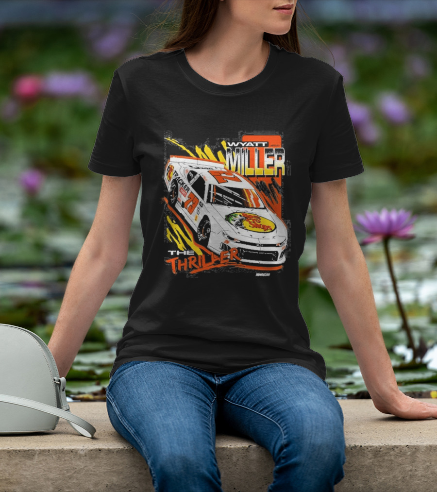 Wyatt Miller Racing Thriller 2026 Late Model Stock Bass Pro T-Shirt