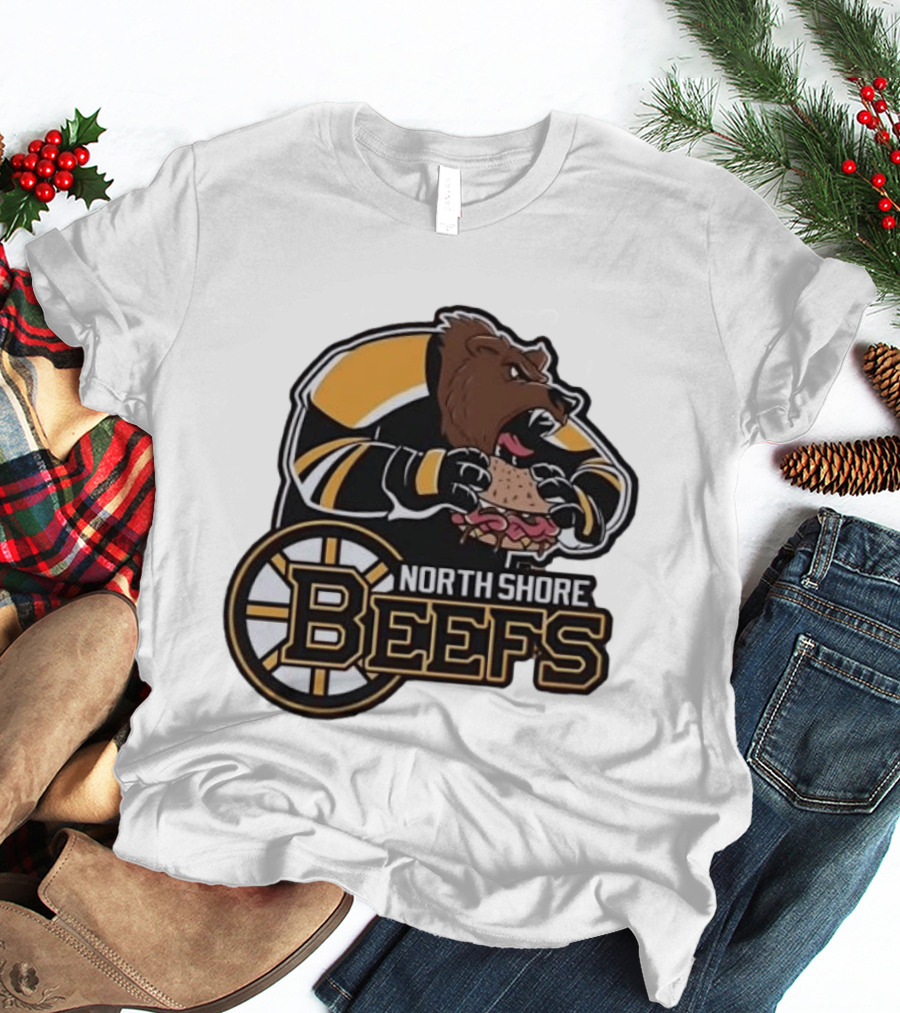 Boston Bruins North Shore Beefs Bear Sandwich T-Shirt