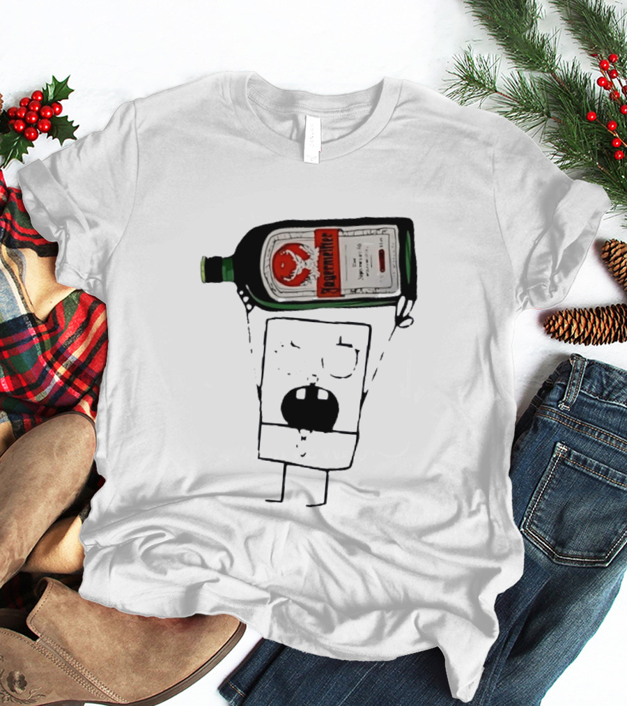 Doodlebob Jagermeister Bottle T-Shirt