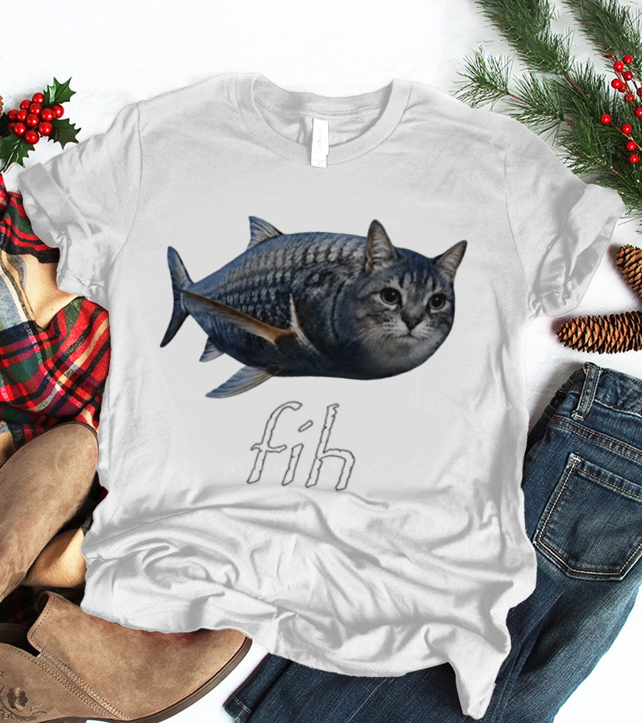Fish Cat Hybrid Fih T-Shirt
