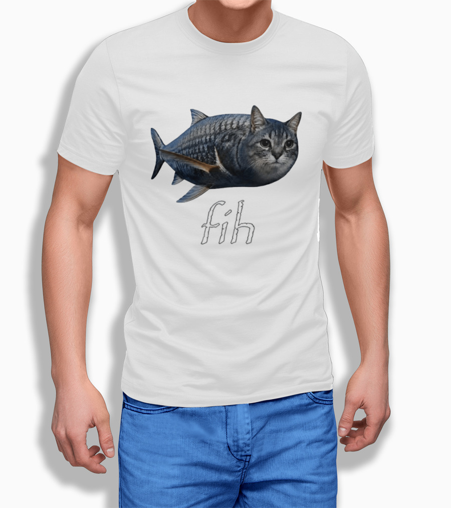 Fish Cat Hybrid Fih T-Shirt