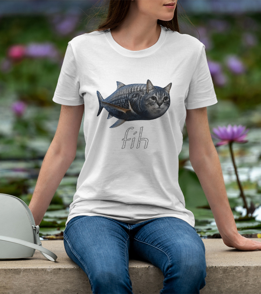 Fish Cat Hybrid Fih T-Shirt