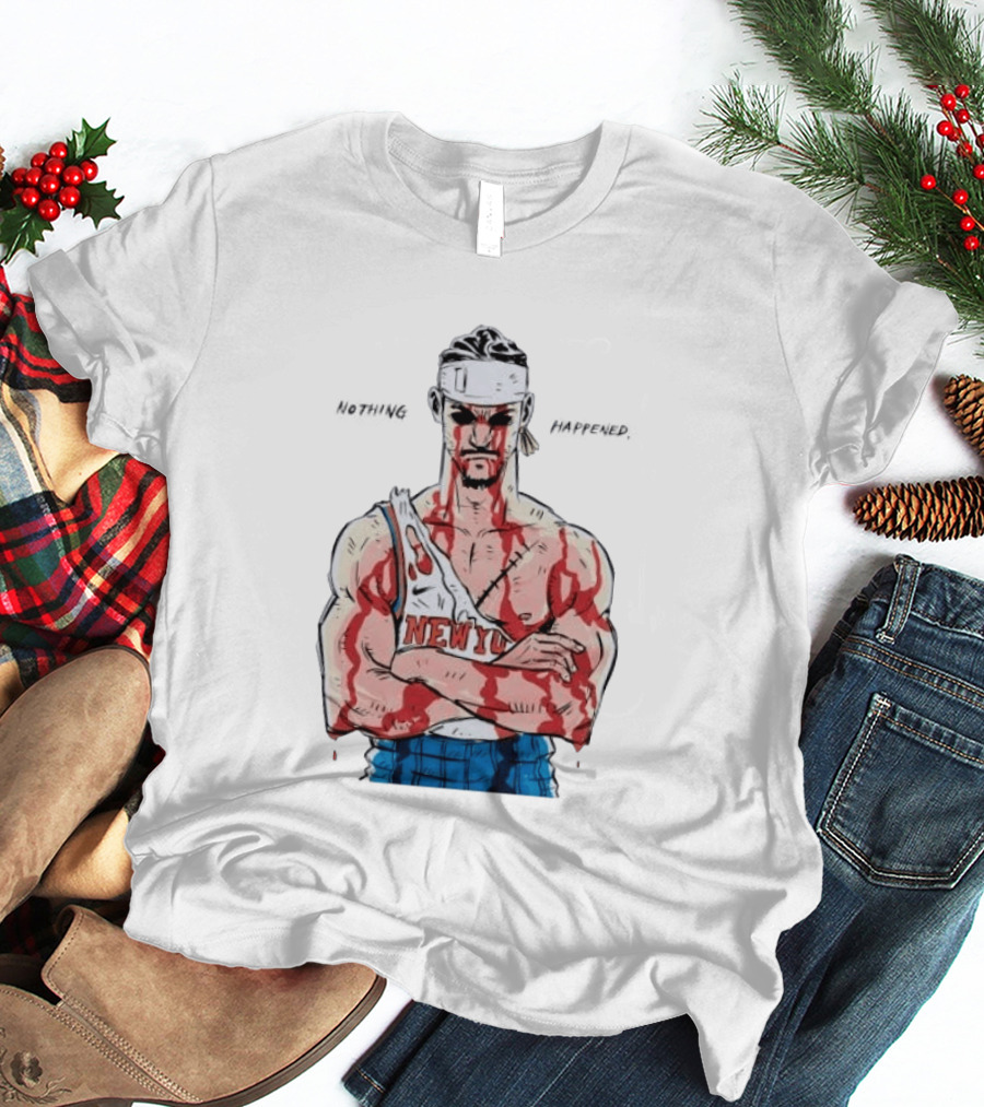 Roronoa Zoro Knicks Nothing Happened Crossover With Josh Hart T-Shirt