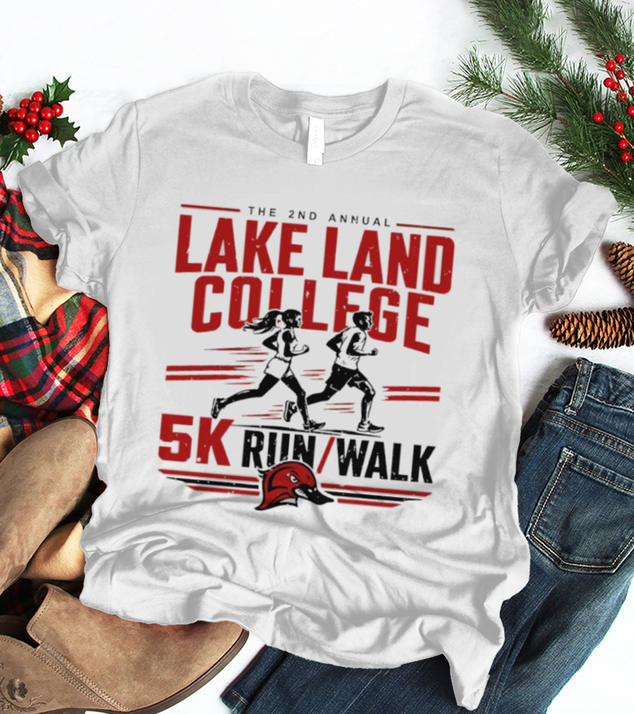 Lake Land College The 2nd Annual 2026 5K Run Walk Event T-Shirt