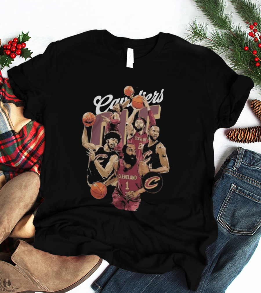 Cleveland Cavaliers NBA Basketball Star Players T-Shirt