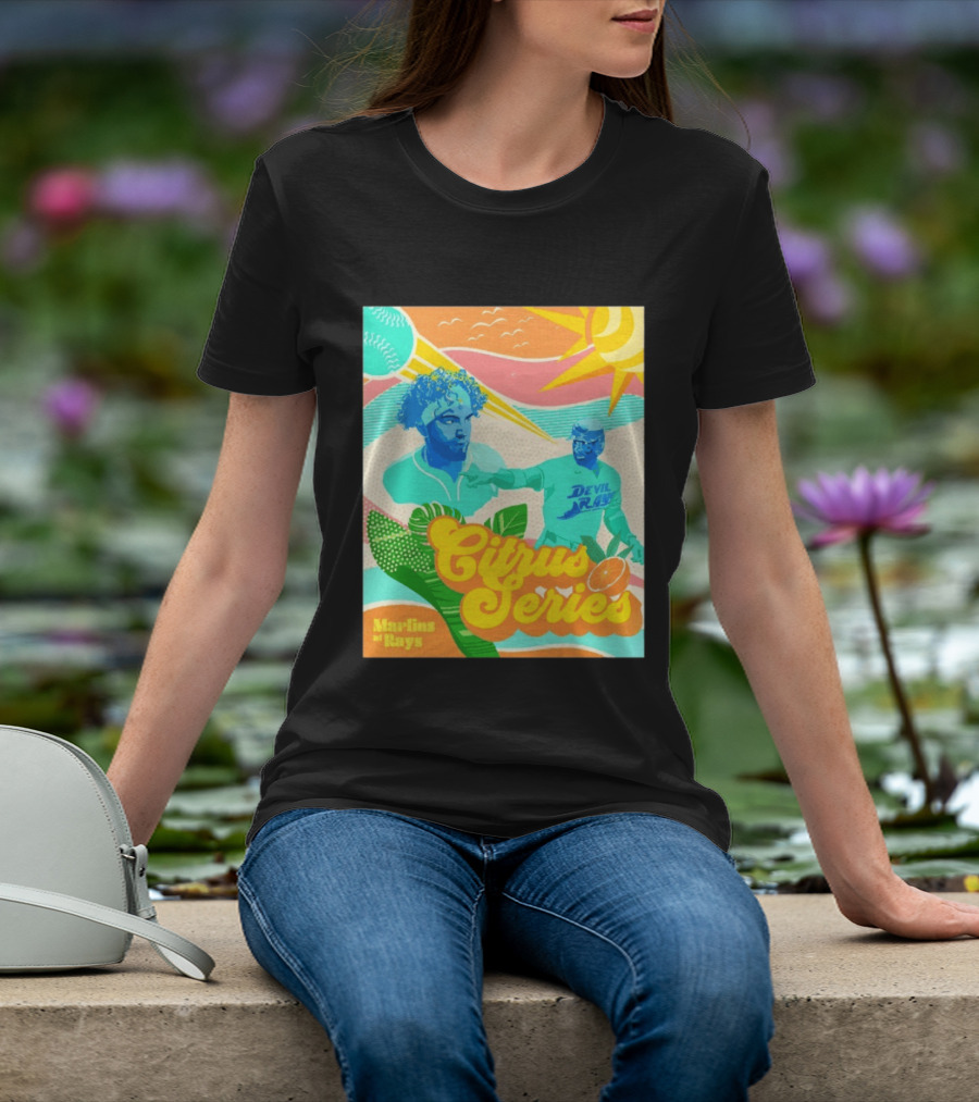 Citrus Series Miami Marlins Tampa Bay Devil Rays T-Shirt