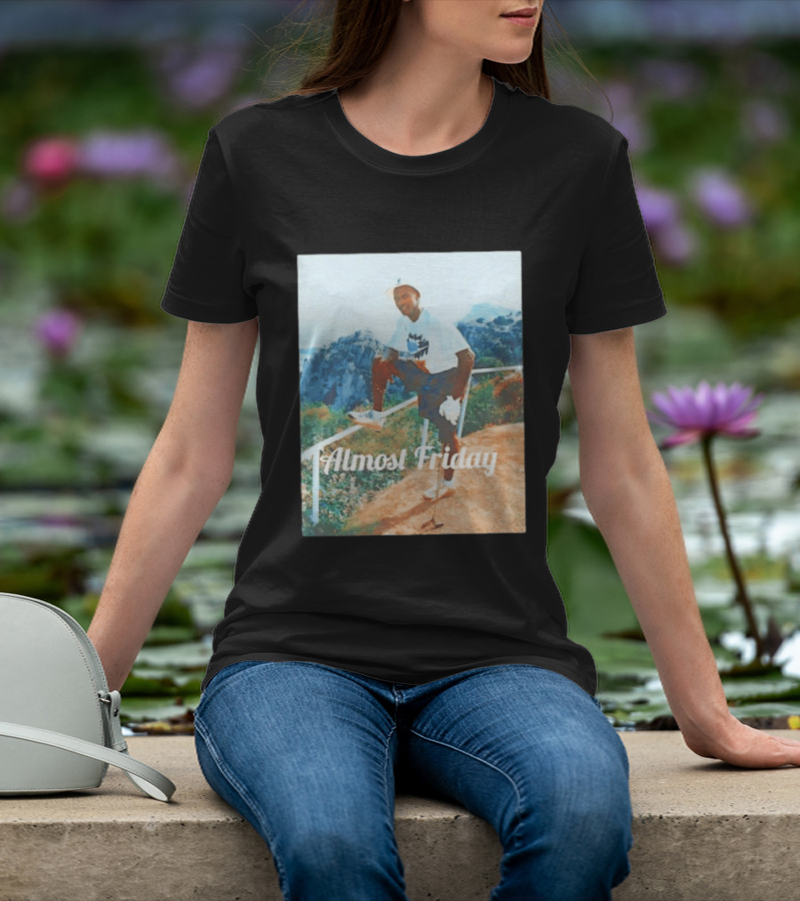 Michael Jordan Golfing Almost Friday Scenic View T-Shirt