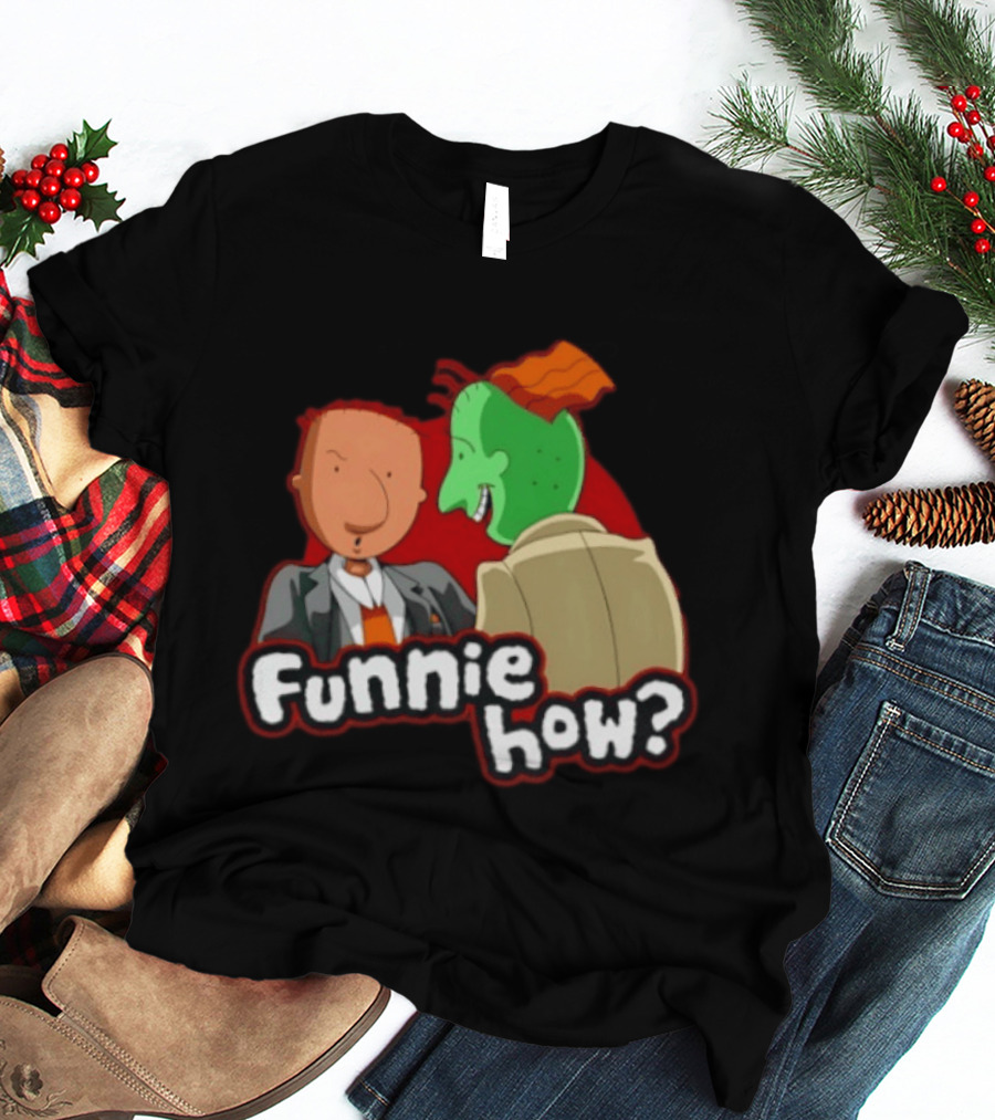 Doug Funnie Funny How Animated Series Characters Meeting T-Shirt